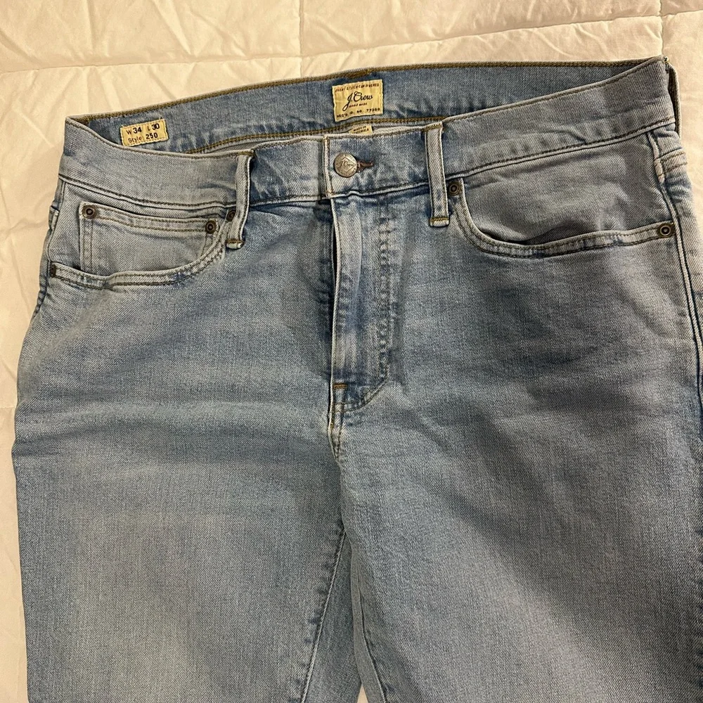 J. Crew Men's Straight Jeans - Soft Blue - Picture 3 of 3